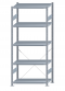 SCHULTE Steckregal, Fachbodenregale Stecksystem, Grundregal, einseitig nutzbar, H2300xB1000xT500 mm, 5 Fachböden, Fachlast 250 kg, sendzimirverzinkt