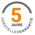 5 Jahre Garantie